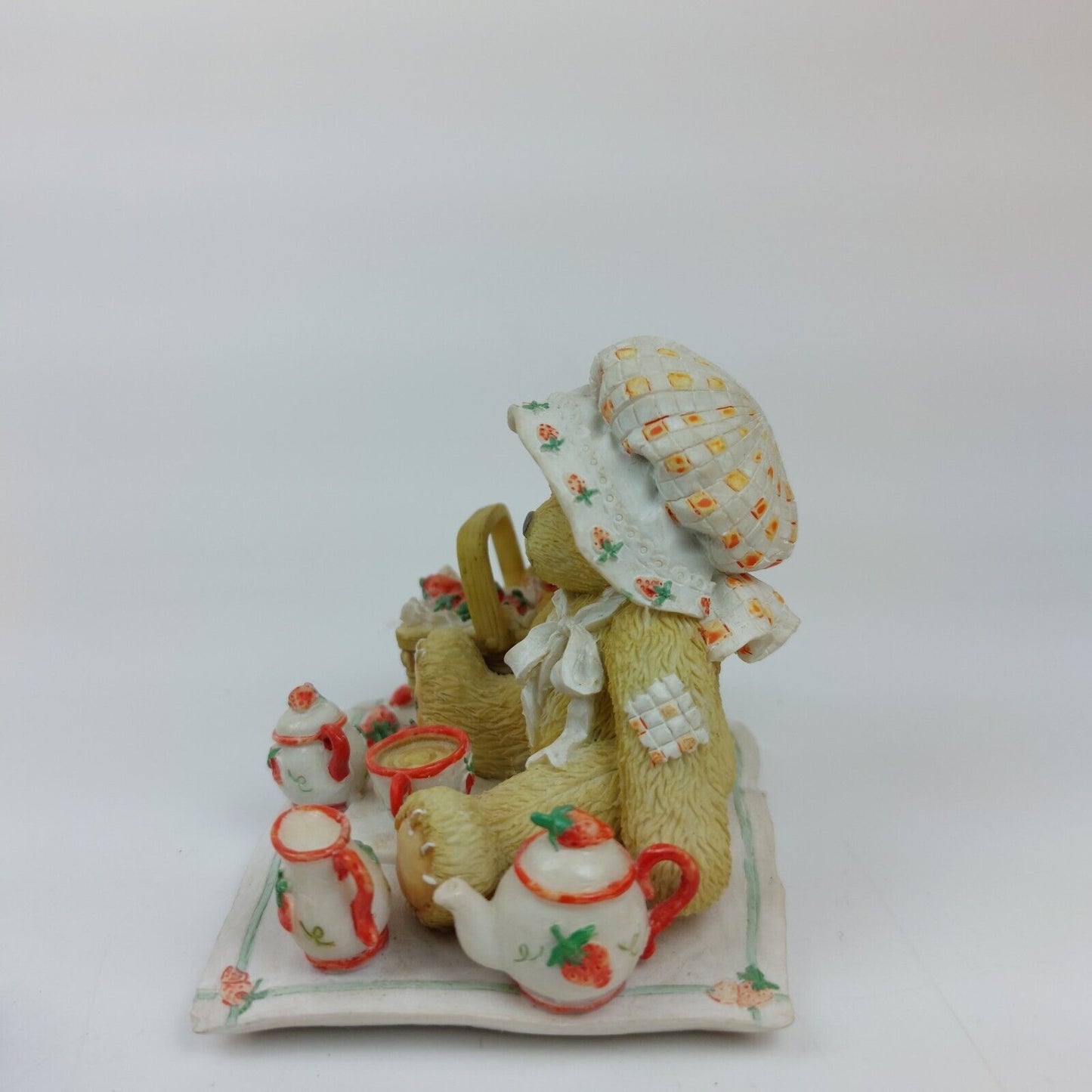 Cherished Teddies 'Cozy Tea For Two' Figurine 1995 - Original box & Certificate