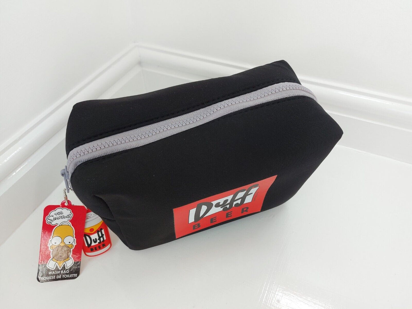 Rare 2000s Duff Beer Black Pouch - The Simpsons Homer Limited Edition Case