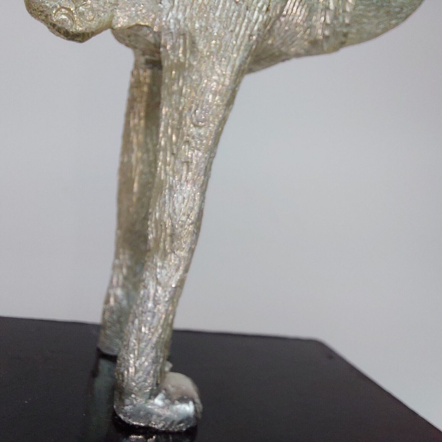 Silver-Plated Metal Camel Statue, Ornate 5.5 Inch Collectible