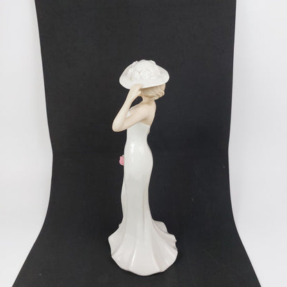 SBL Regal House Collection Porcelain Figurine - Paula in White Dress