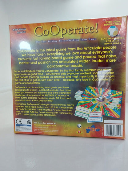 CoOperate Board Game by Drummond Park - Fast Talking All-or-Nothing Team Game