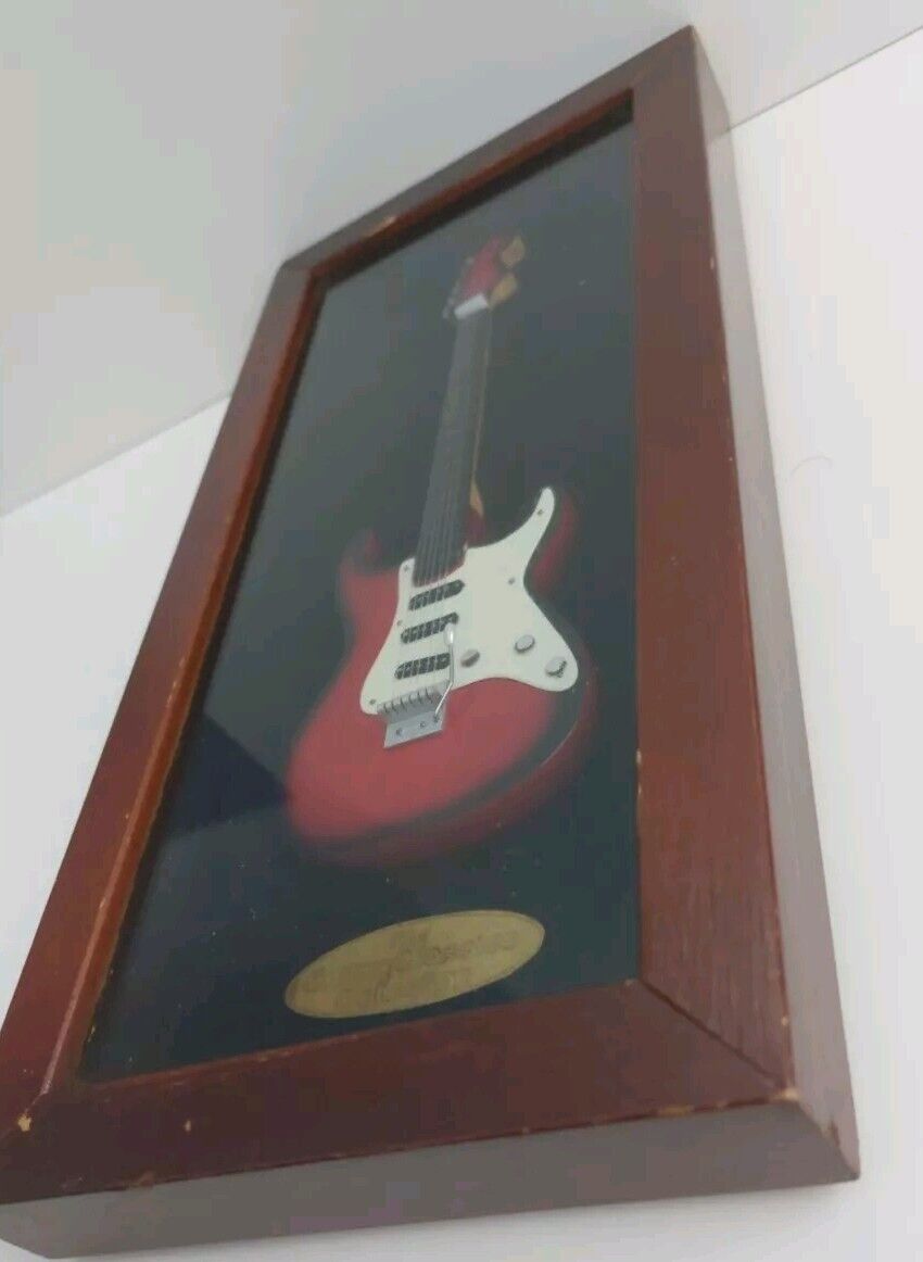 The Guitar Classics Collection Wooden Frame Object - 34cm x 16cm x 3cm