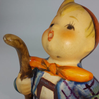 Goebel Hummel "Little Hiker" Porcelain Figurine, W. Germany TMK-5 Mark