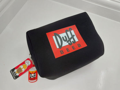 Rare 2000s Duff Beer Black Pouch - The Simpsons Homer Limited Edition Case