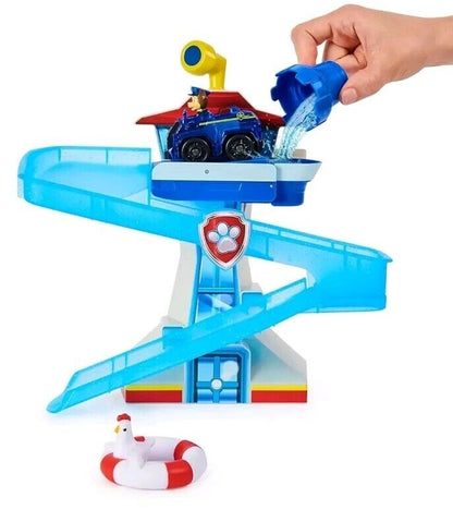 Paw Patrol Water Rescue Bath Playset - Includes Chase Vehicle - New & Sealed