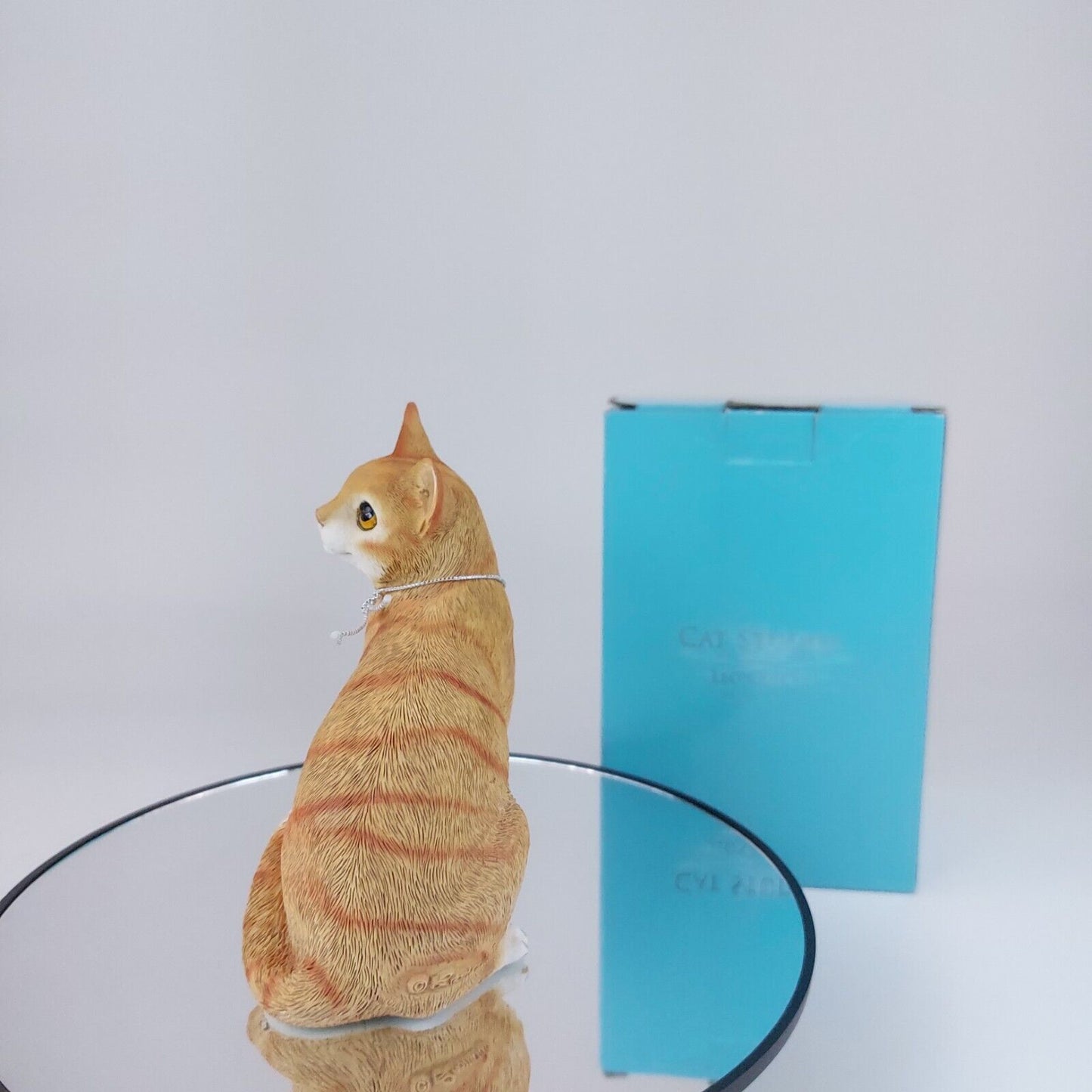 Leonardo Collection "Cat Studies" Ginger & White Tabby Cat Resin Ornament