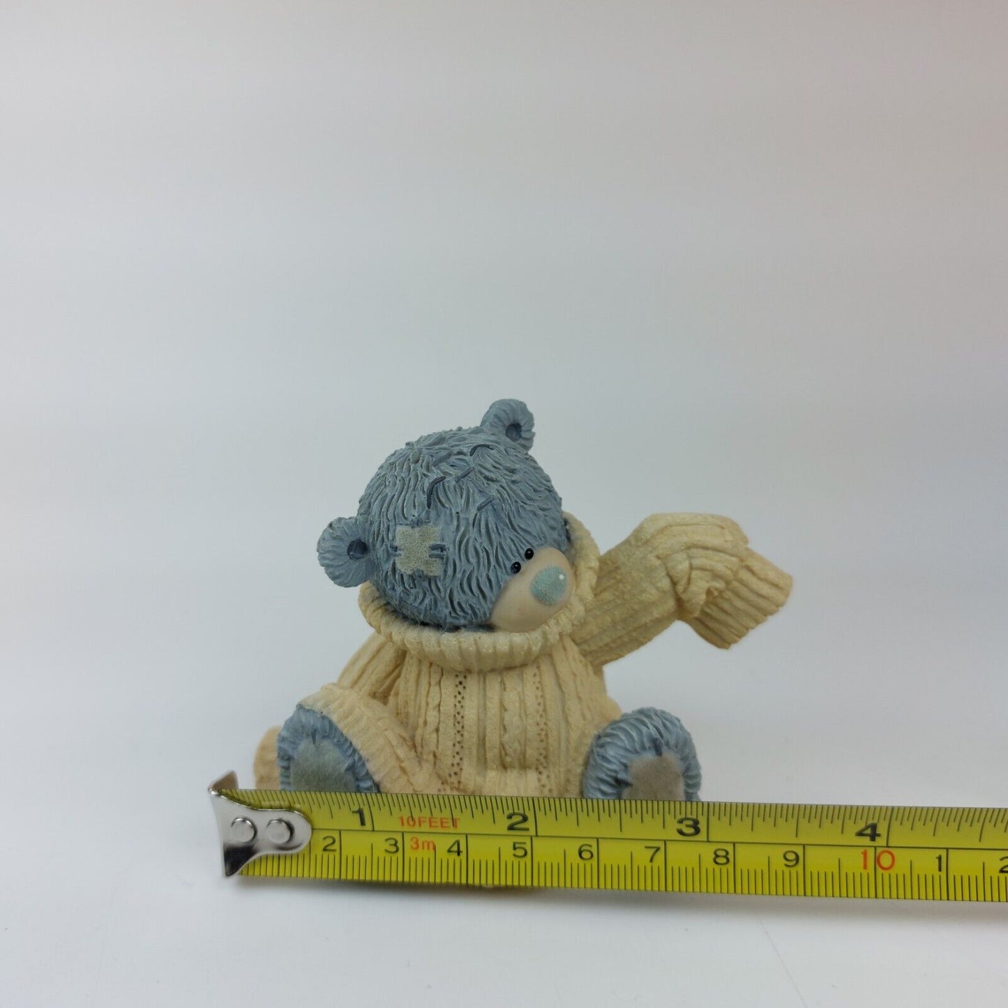 "Me to You" Grey Tatty Teddy in Knit Sweater - Handmade and Painted -2003