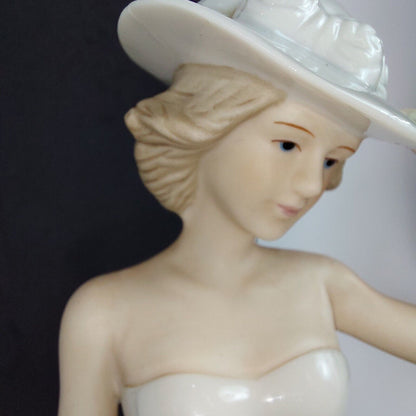 SBL Regal House Collection Porcelain Figurine - Paula in White Dress