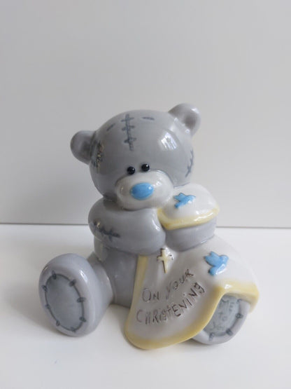 Me to You "On Your Christening" Porcelain Tatty Teddy Figurine - Collectible