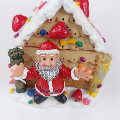 Sweet Shop Christmas Candy House - Decorative Box & Lid - Good Condition