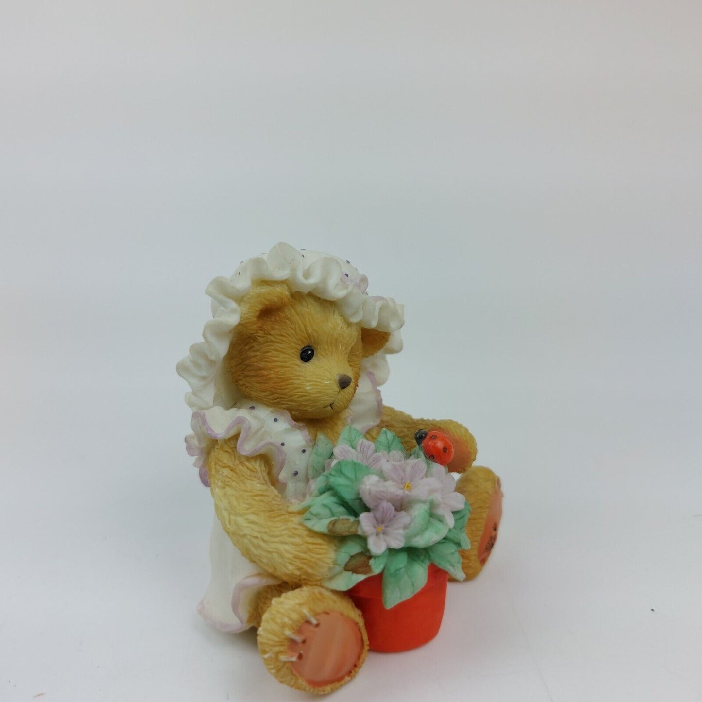 Cherished Teddies Violet 'Blessings Bloom When You Are Near' Collectible Figurin