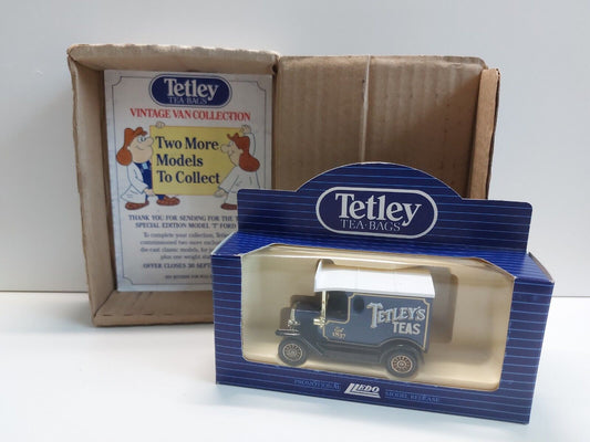 Lledo 1920 Model T Ford Van Tetley Tea Die-Cast Collectable - New in Box