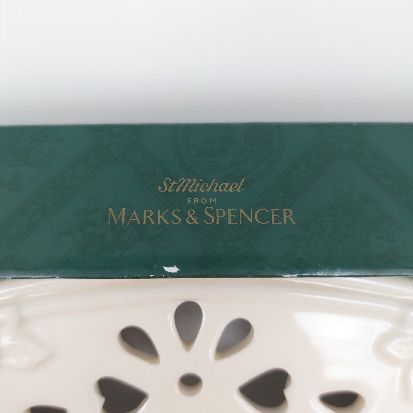 Marks & Spencer St Michael Florentine Square Decorative Plate 12",Original Box