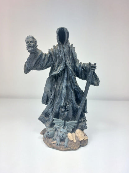 Very Rare Gothic Grim Reaper Figurine - Severed Head, Gargoyles, Skulls - Dark