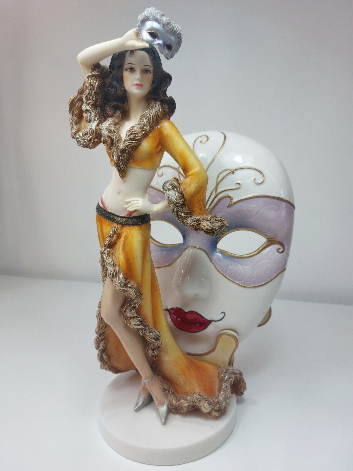 Regal Collection "Masquerade" Figurine - Porcelain, Woman in Venetian Attire