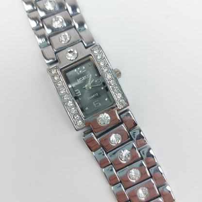 Bozen Quartz Watch with Rhinestone Accents