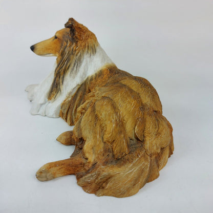 Border Fine Arts Rough Collie Figurine, Dogs & Pups Galore Collection