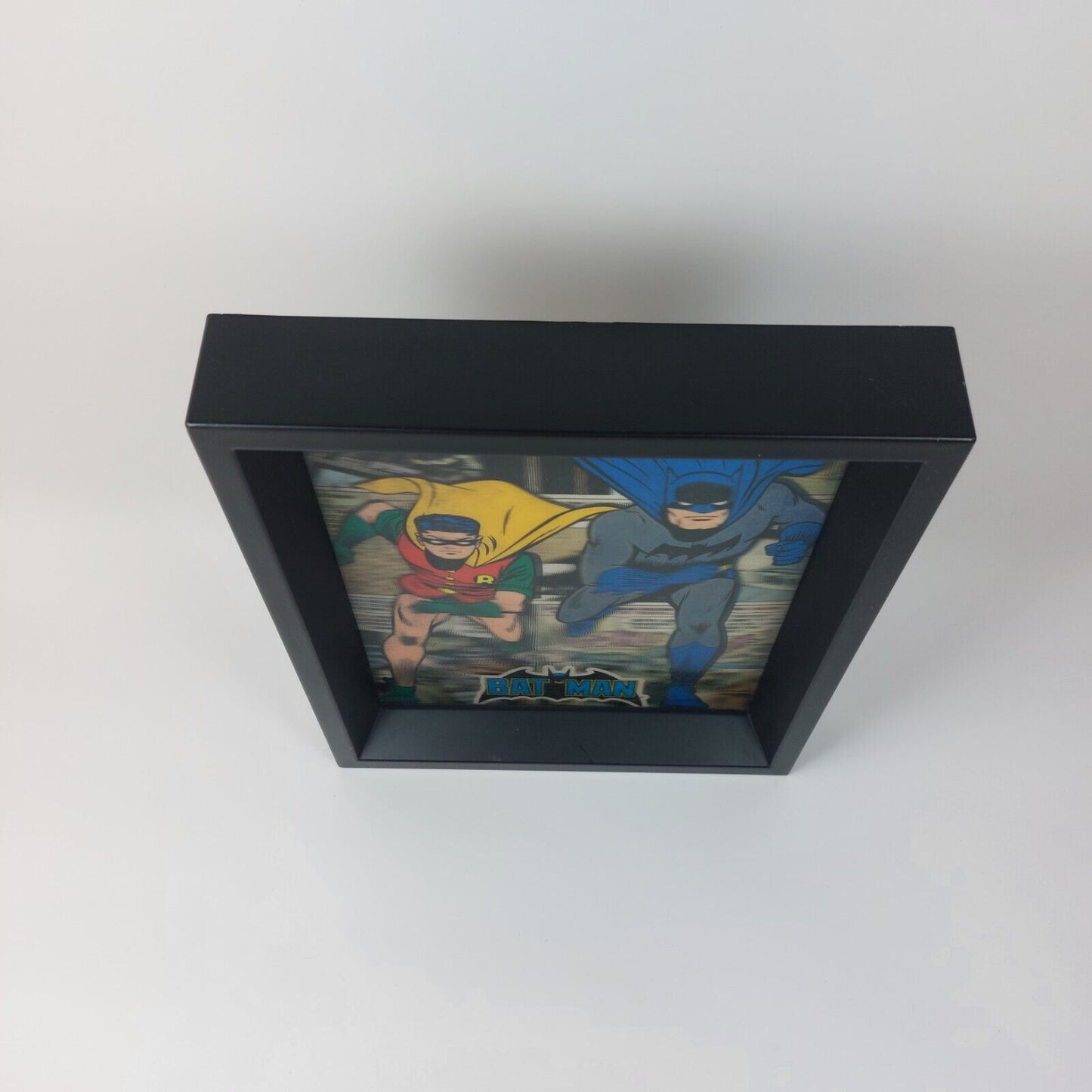 Batman & Robin 3D Lenticular Marvel Heros Retro Picture frame, See The Pictures