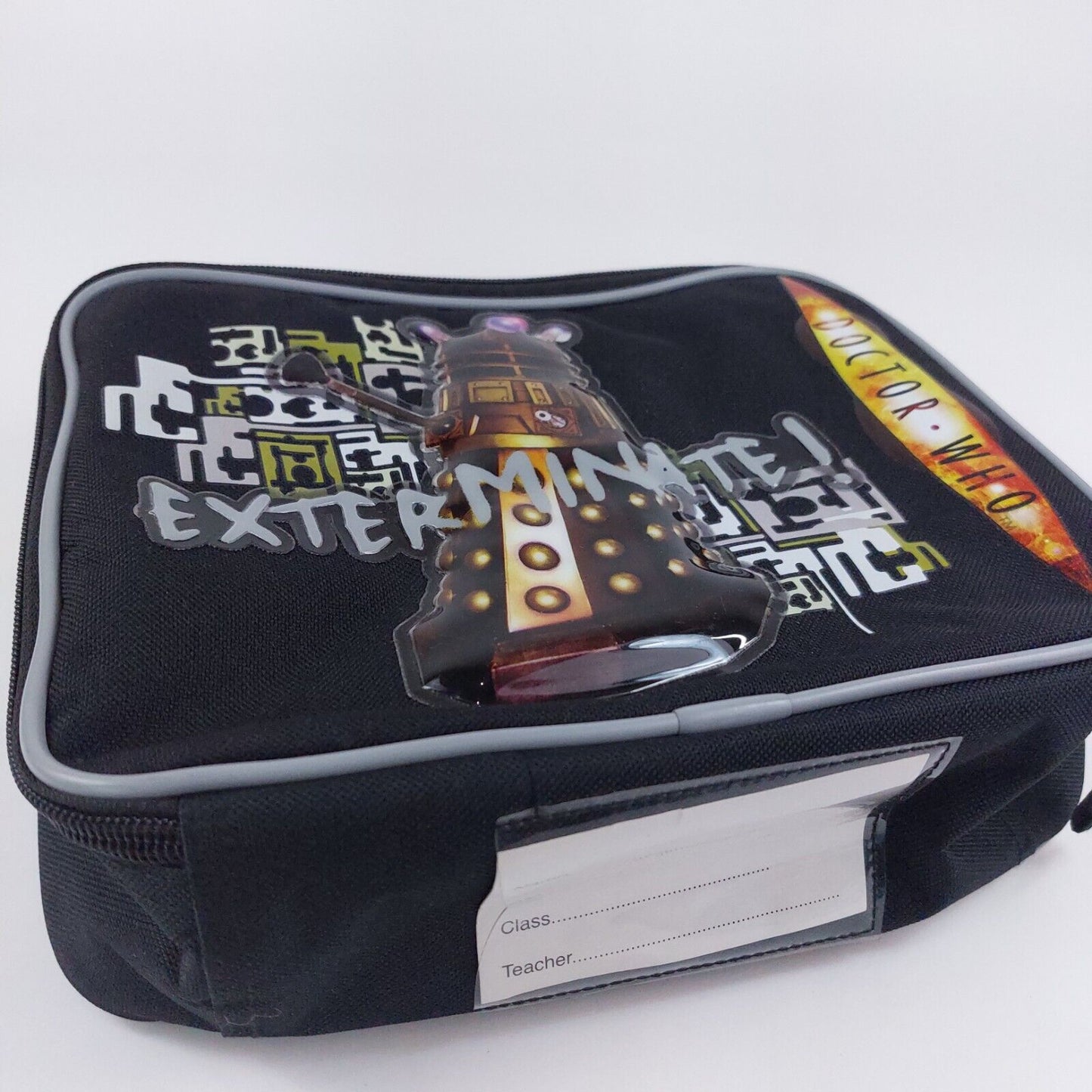 Doctor Who Dalek Lunch Bag with Sound Chip - New, BBC Licensed Collectible