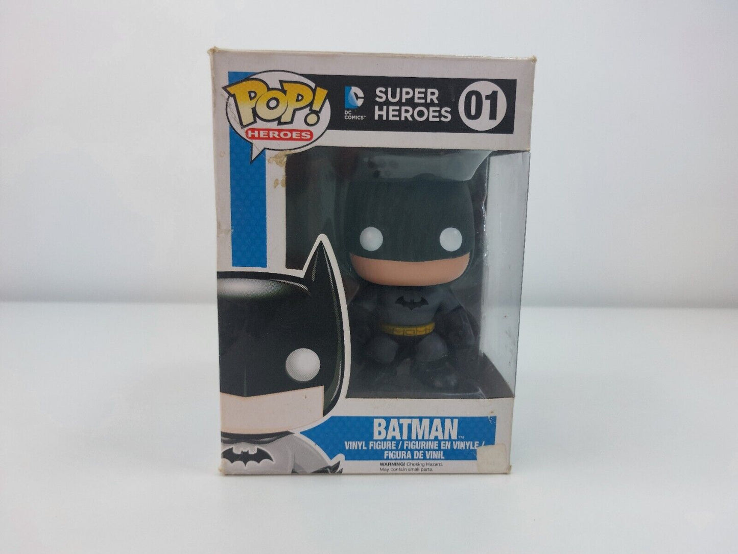 Funko Pop! DC Comics Super Heroes Batman 01 Vinyl Figure - Good Condition, Boxed