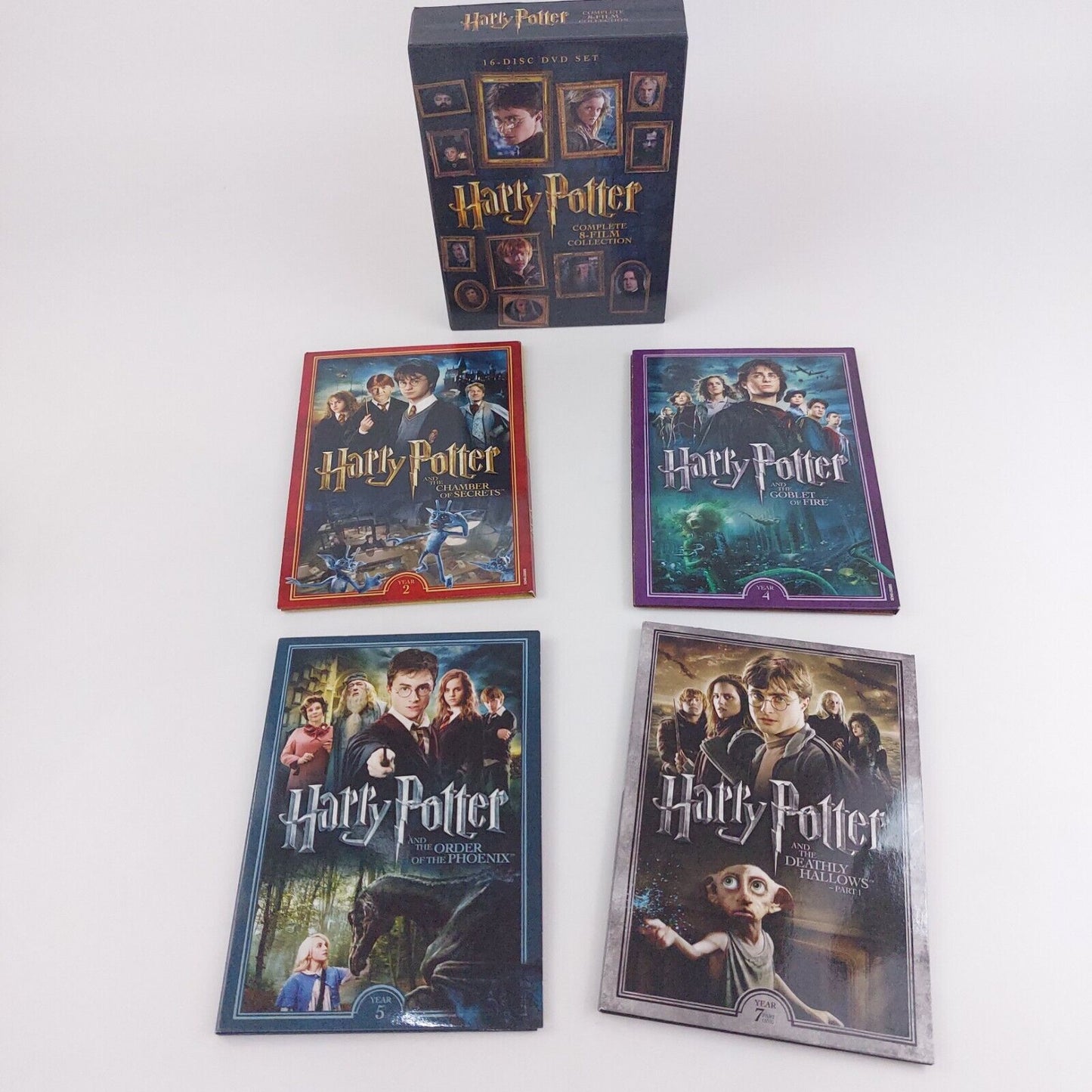 Harry Potter Complete 8Film Collection DVD Set & Heat Color-Changing Collectible