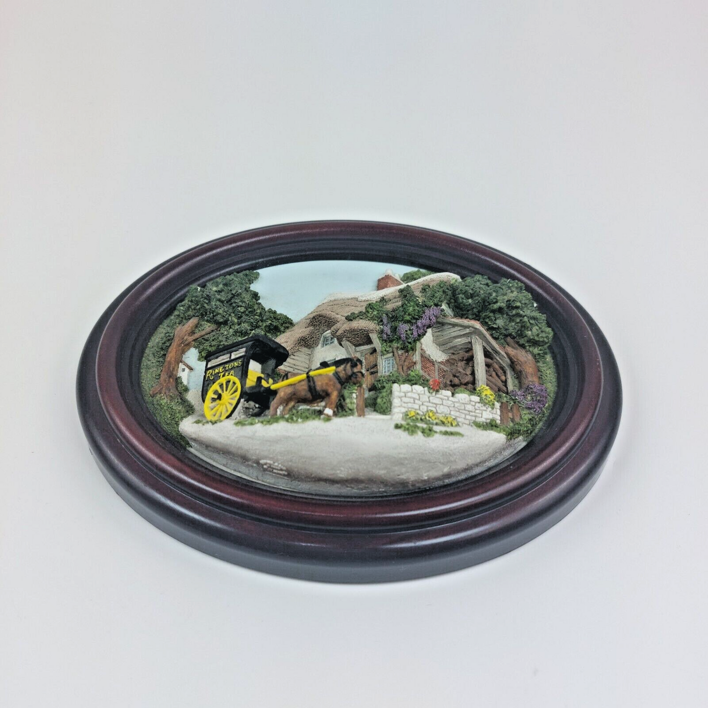 Ringtons Tea Wall Plaque 3D Horse Cart Van by Lakeland Studios