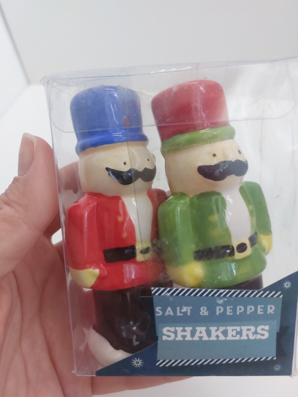 New, Nutcracker Novelty Ceramic salt and pepper shaker set