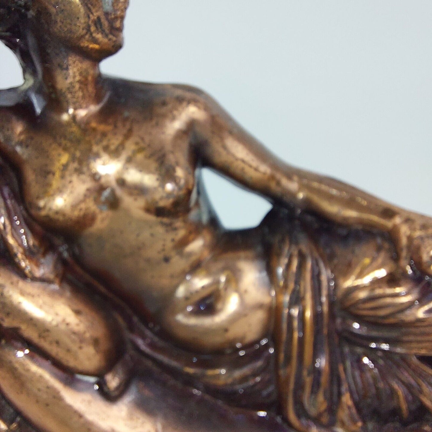 Aphrodite Cyprus Bronze Sculpture on Marble Base - Classic Figurine Statue