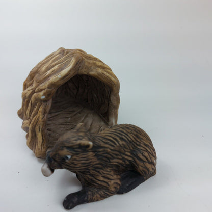 Franklin Woodland Surprises BEAVER Figurine by Jacqueline B. Smith, 1984