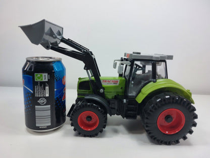 Agricultural Tractor  with Trailer  1:16 Scale - Zhong Sheng 950, Green and Red