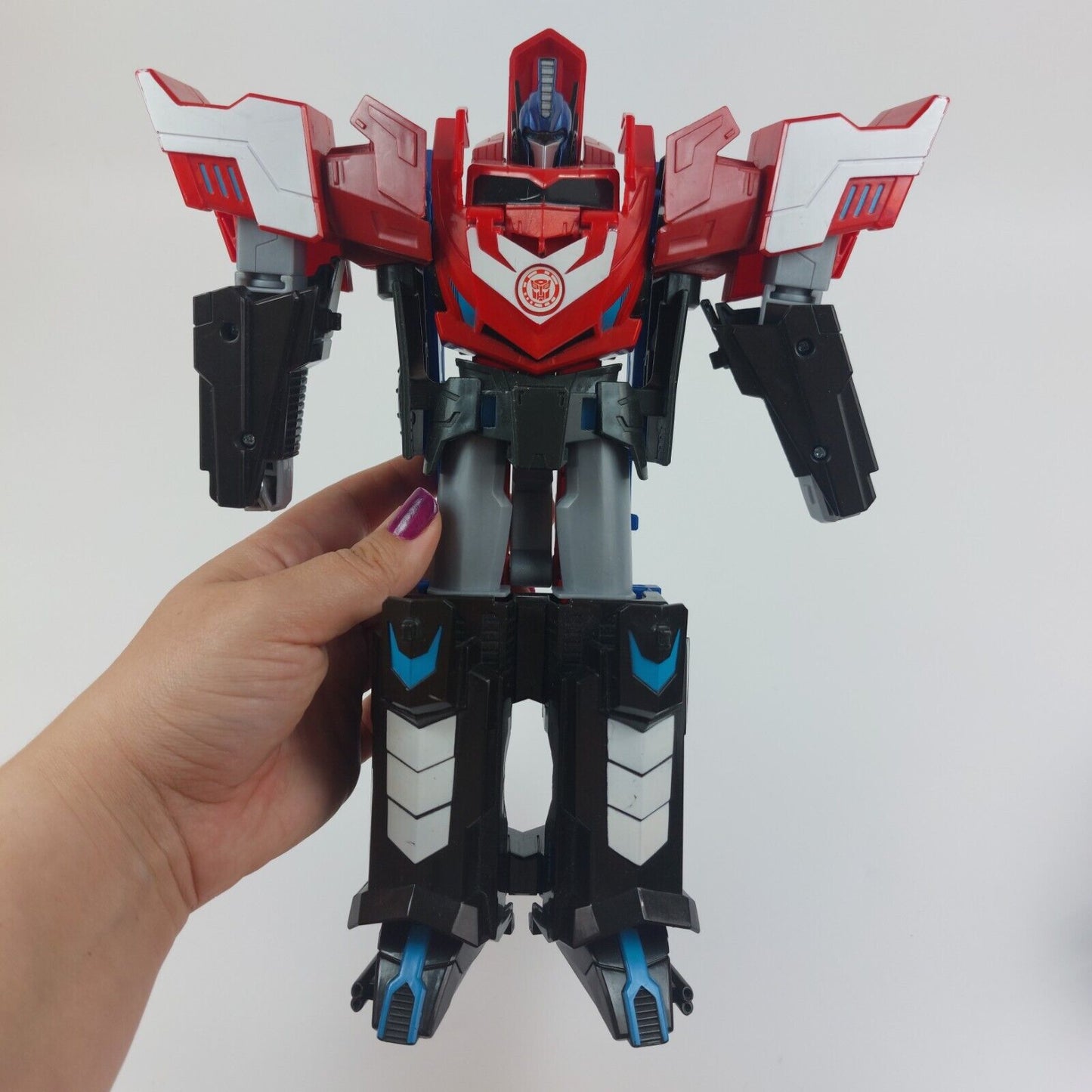 2 × Transformers Mega Optimus Prime Robots In Disguise 3 Steps